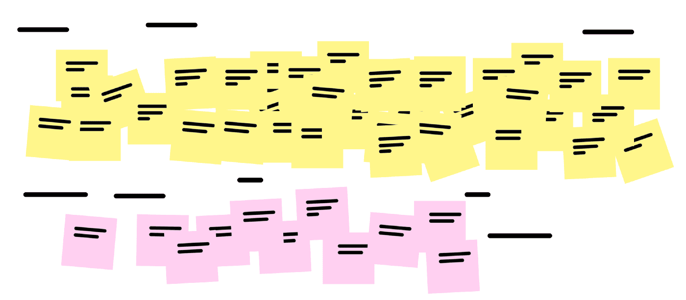 A decorative image of post-its