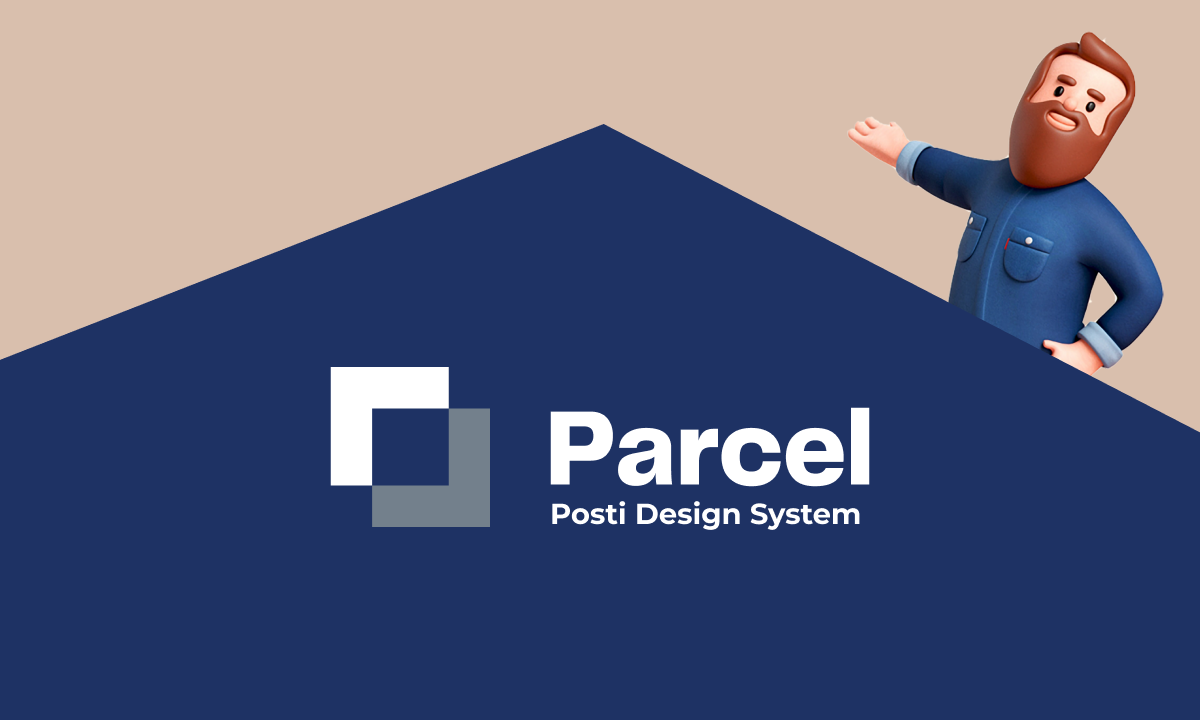The front page of Parcel Design System for Posti